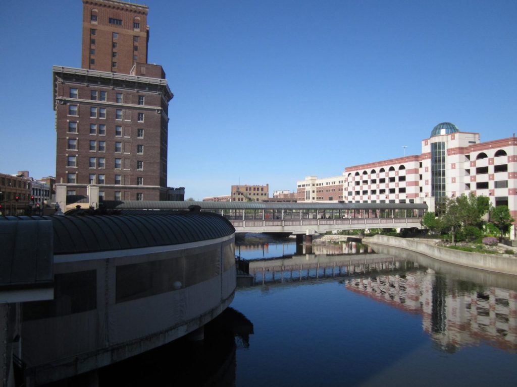 Aurora illinois city view