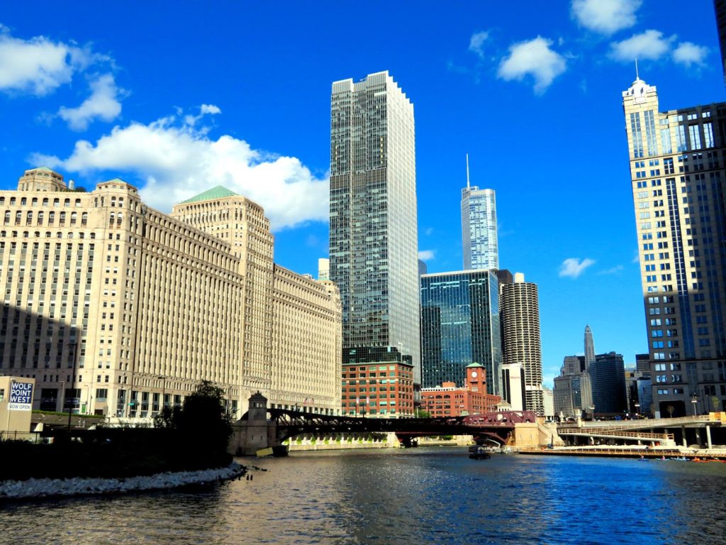 chicago illinois city view