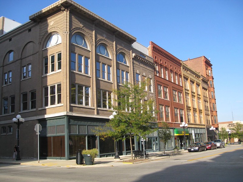 historic downtown bloomington illinois